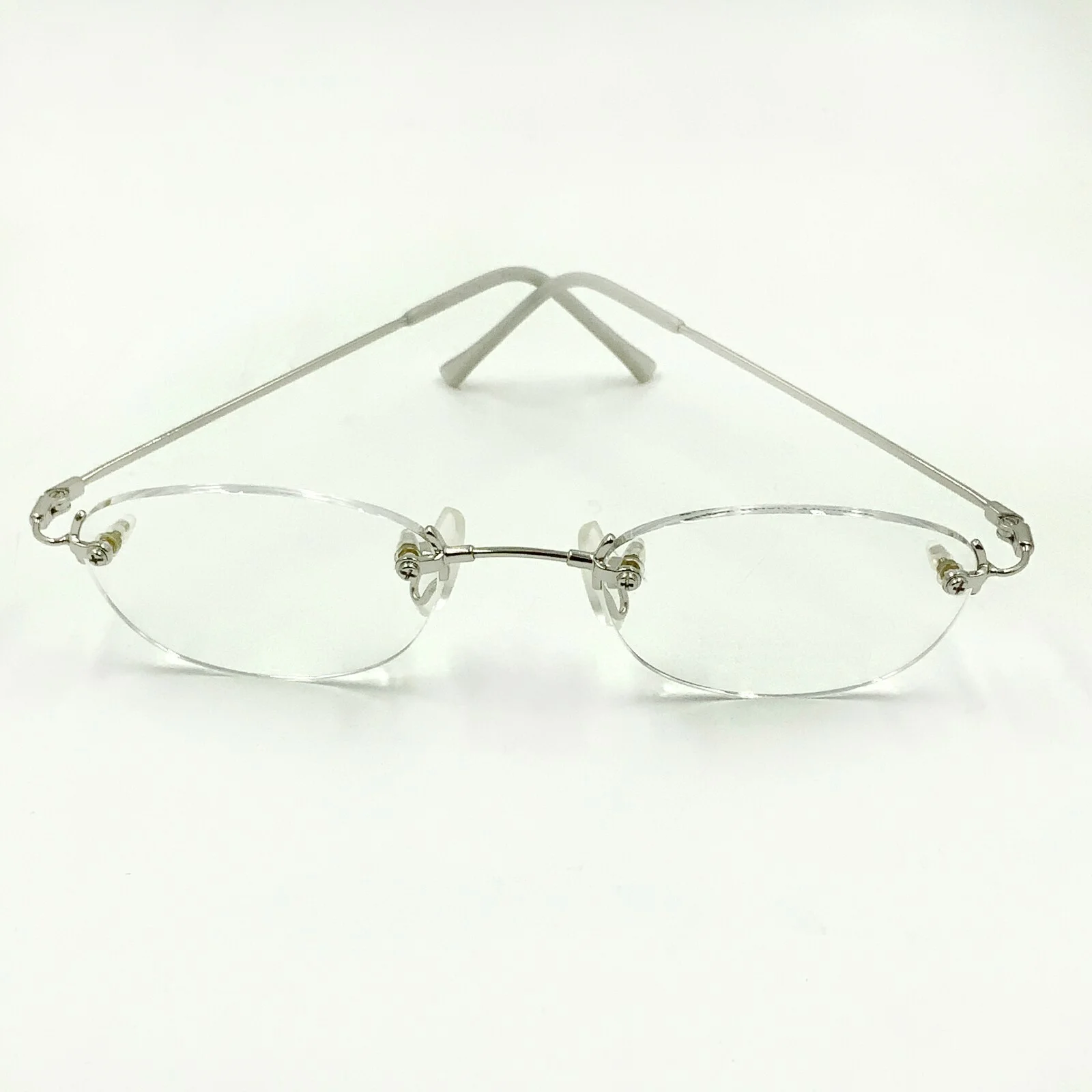 Ultralight B-Titanium Memory Women Eyeglass frames Men Rimless Alloy Glasses 2